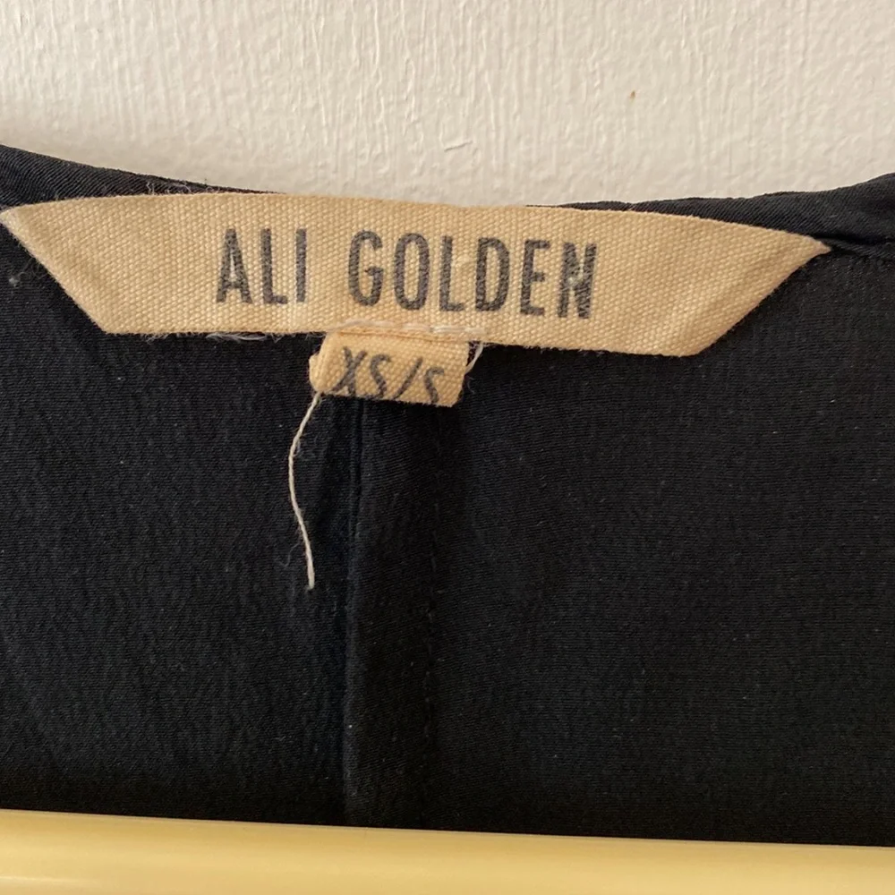 Ali Golden size Xs/s black silk long dress - Picture 4 of 9